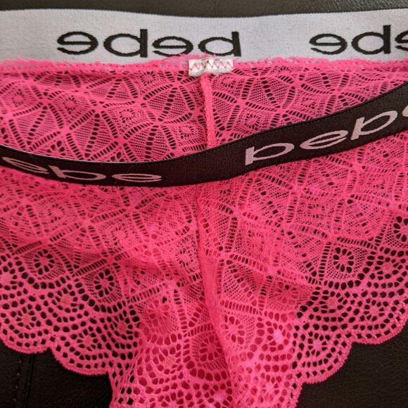 Bebe Sexy Cheeky Lace Panty Size Small - Picture 4 of 6